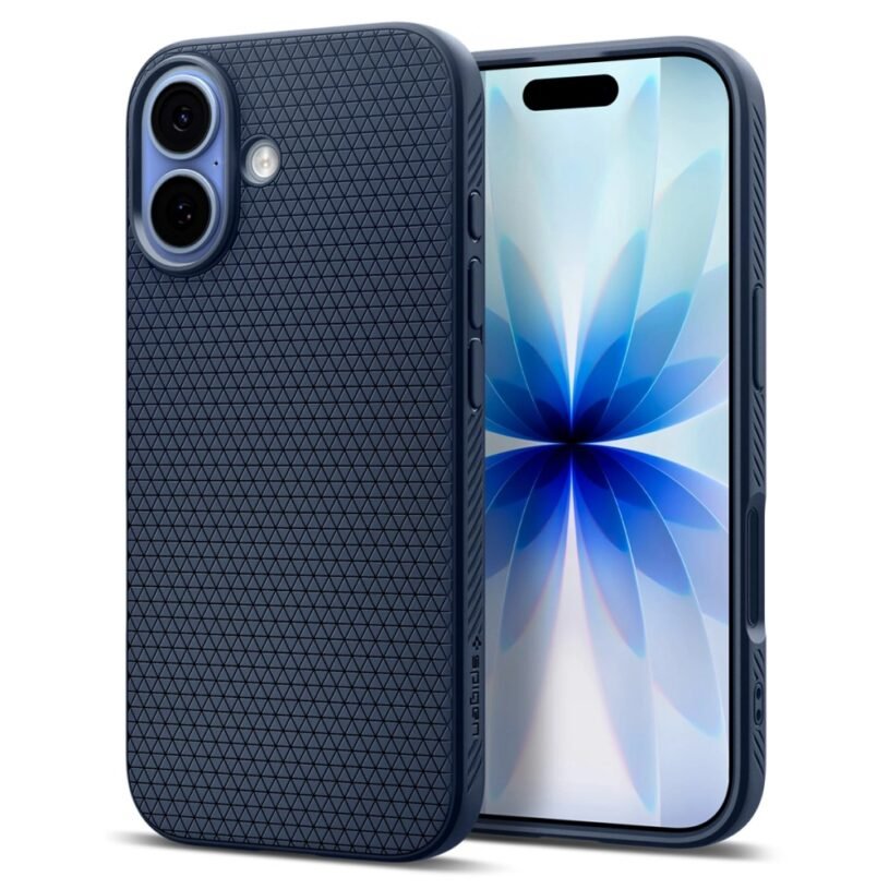 Калъф Spigen Liquid Air за iPhone 17 - Navy Blue