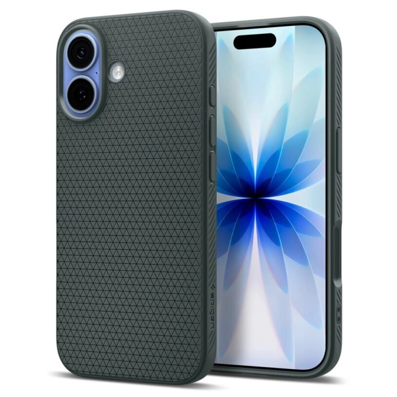 Калъф Spigen Liquid Air за iPhone 17 - Abyss Green