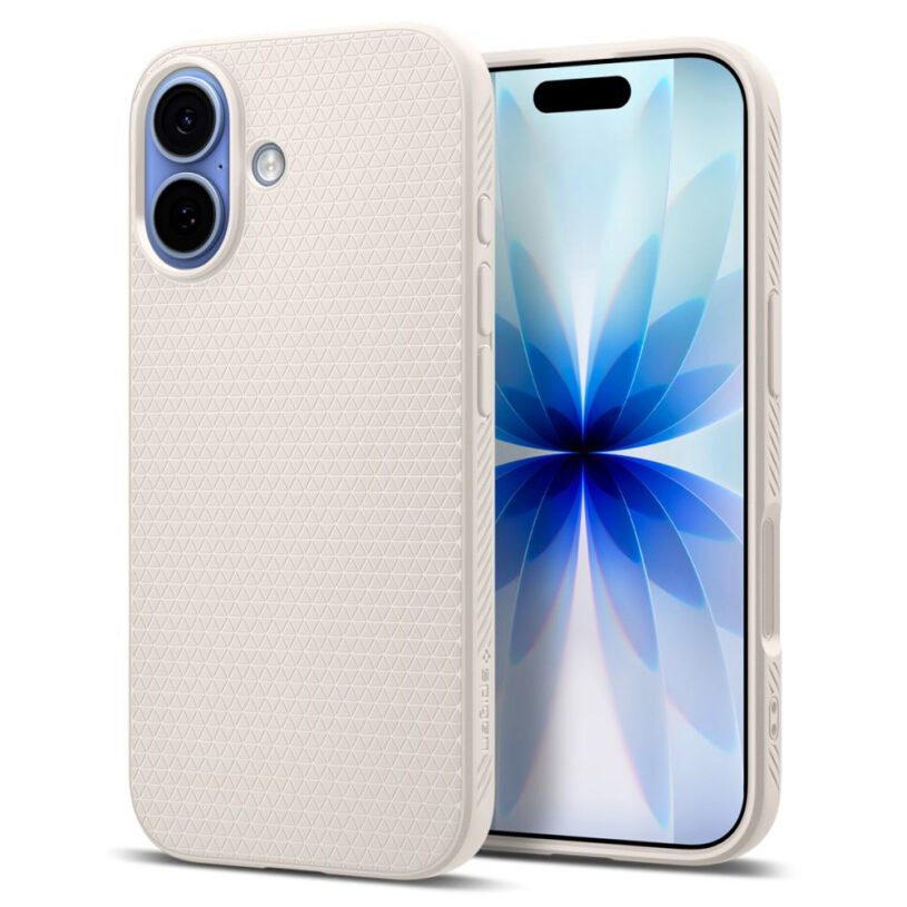 Калъф Spigen Liquid Air за iPhone 17, Цвят Natural Titanium - Гръб за Телефон