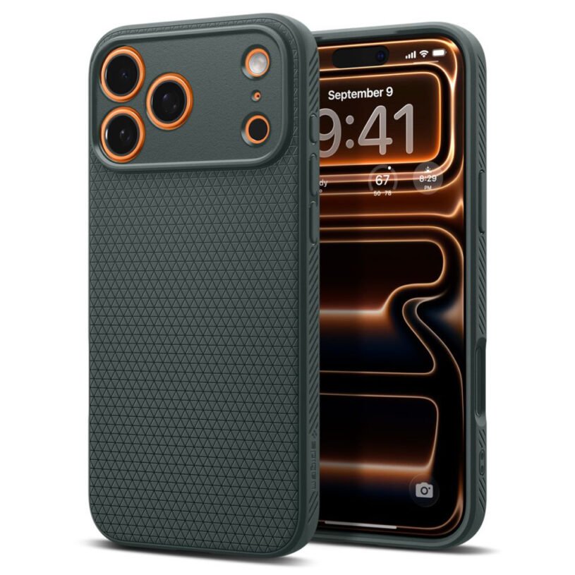Калъф Spigen Liquid Air за iPhone 17 Pro Max - Abyss Green