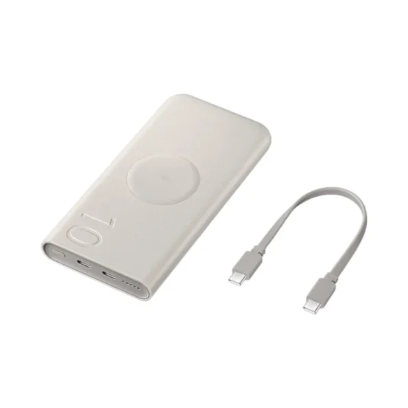Безжична външна батерия Samsung EB-U2510XUEG, Wireless, 10000mAh, Сив