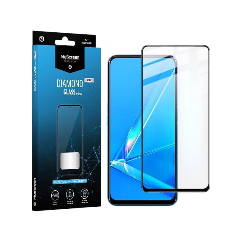Закалено стъкло My Screen Protector Diamond glass edge 3D протектор за OnePlus 9 Pro 5G, черен