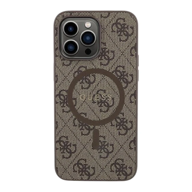 Кейс за iPhone 15 Pro Guess кафяв - Image 3