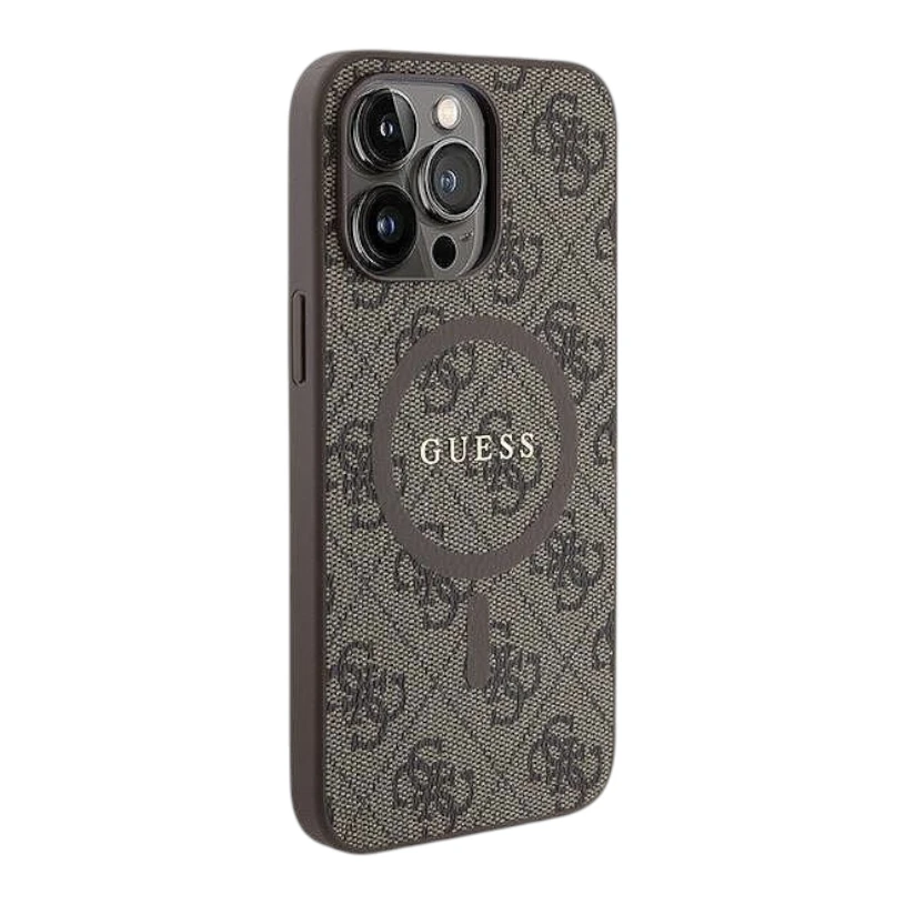 Кейс за iPhone 15 Pro Guess кафяв - Image 4
