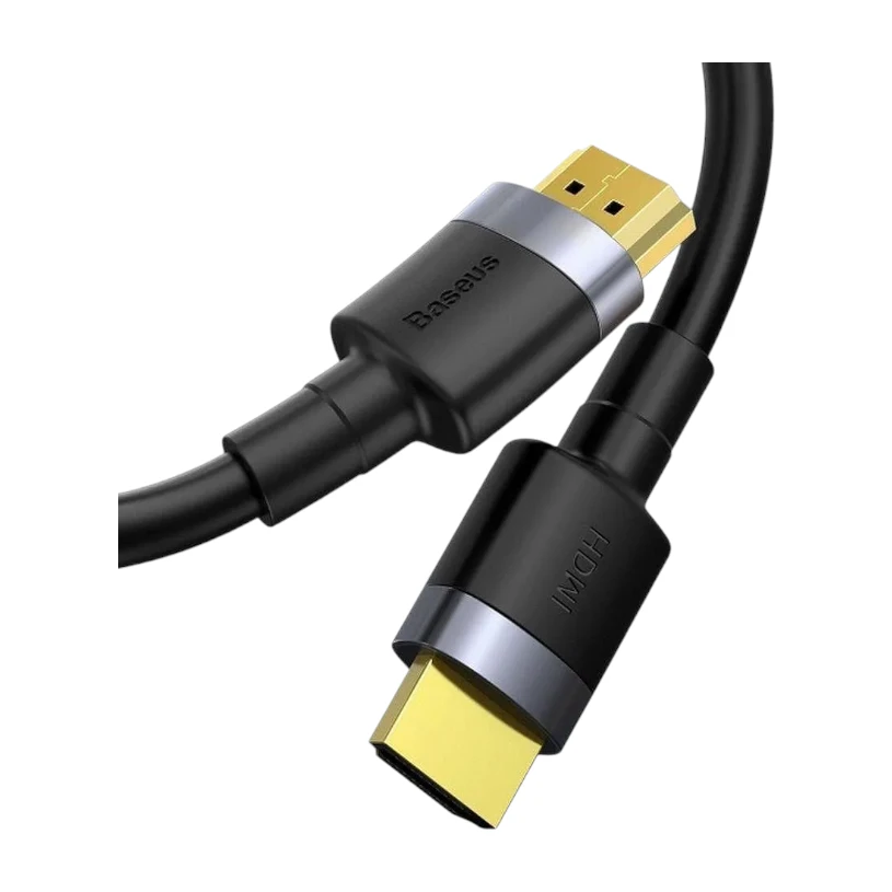 Кабел Baseus Cafule, 4KHDMI Male към 4KHDMI Male, Адаптер-кабел 2.0, 3 метра, Черен - Image 3