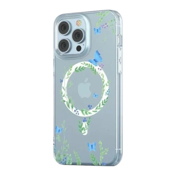 Калъф Devia Spring Series MagSafe Protective за iPhone 14 Pro Max Син