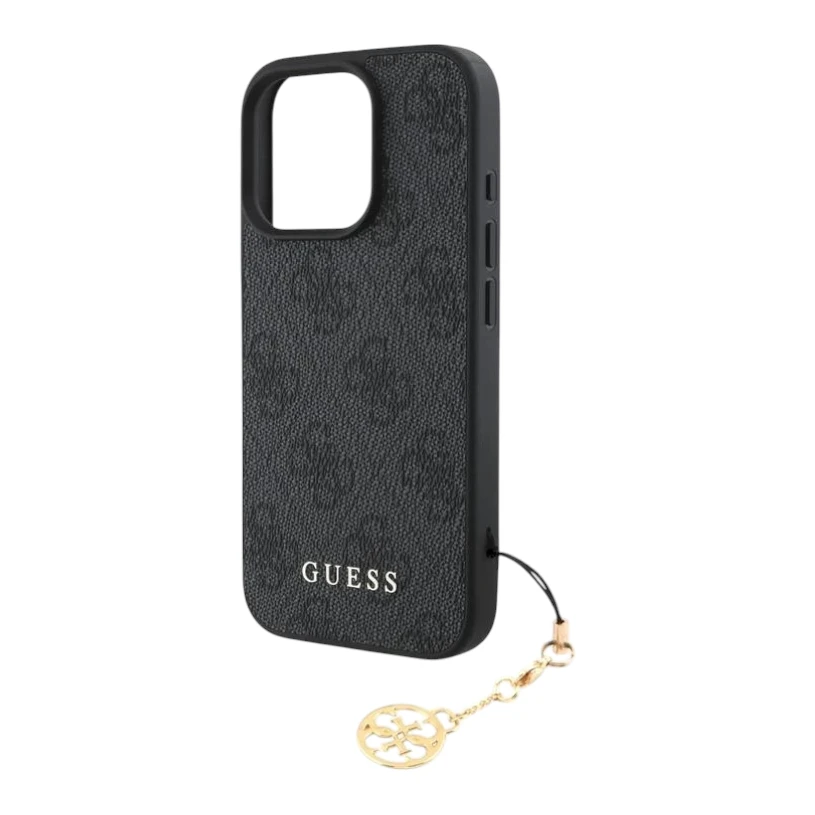 Калъф Guess 4G Charm за iPhone 16 Pro Max Tone on Tone Grey