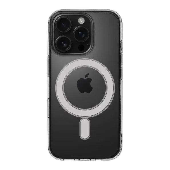 Калъф с MagSafe за iPhone 16 Pro Tactical MagForce Hybrid Cover, Прозрачен