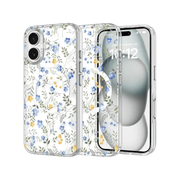 Калъф за iPhone 16 с MagSafe пръстен Tech-Protect MagMood, Многоцветен