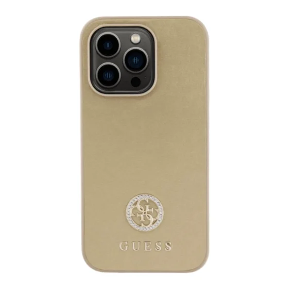 Кейс Guess за iPhone 15 Pro max Gold