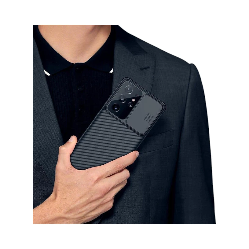 Кейс за Samsung Galaxy S21 Ultra Nillkin CamShield Pro, Черен - Image 3
