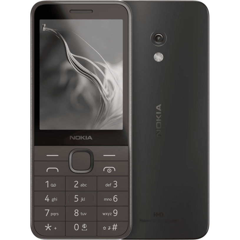 Мобилен телефон Nokia 235 4G (2024), Черен