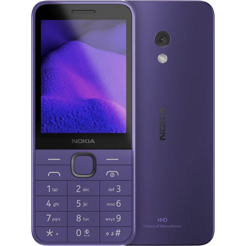 Мобилен телефон Nokia 235 4G (2024), Лилав