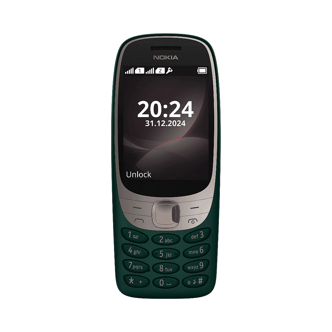 Мобилен телефон Nokia 6310, Зелен голяма сим карта - Image 2