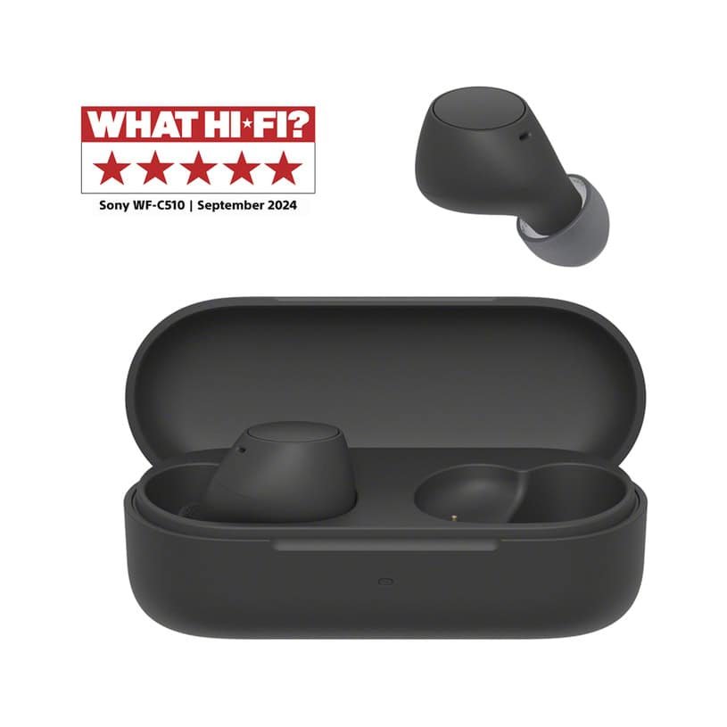 Sony WF-C510B Черни True Wireless Слушалки - DSEE, Дълъг Живот на Батерията - Image 2