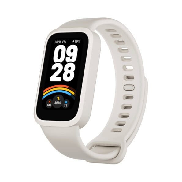 Xiaomi Smart Band 9 Active (бежова): 1.47'' дисплей, 50+ спорта, 24/7 здраве - Вашият стилен фитнес тракер