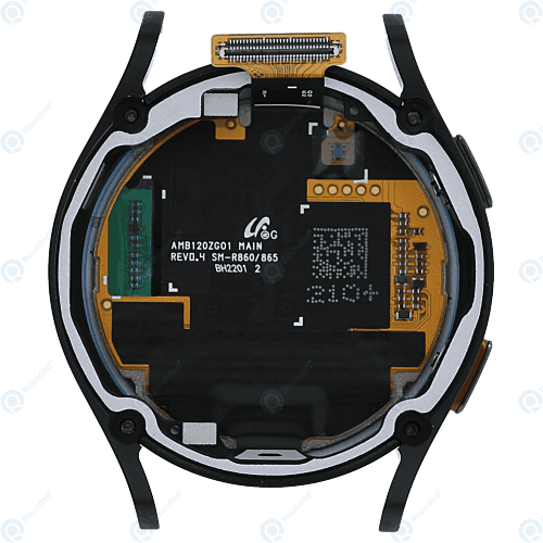 Оригинален LCD Дисплей с Тъч Скрийн за Samsung Galaxy Watch4 40mm (SM-R860) - Черен (Part No: GH82-28814A)