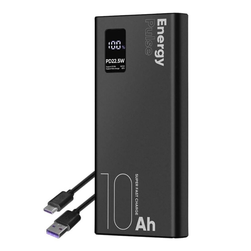 Външна батерия OBAL:ME EnergyPulse 10000mAh 22.5W Black