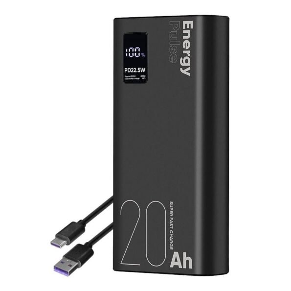 Външна батерия OBAL:ME EnergyPulse 20000mAh 22.5W Black