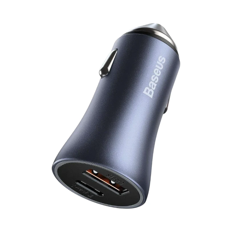 Зарядно за кола Baseus USB + Кабел USB C 40W - Image 4