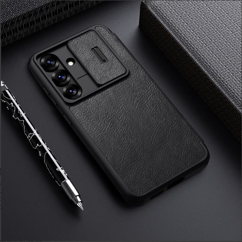 Nillkin Qin Book PRO Case for Samsung Galaxy S25 Black - Image 3